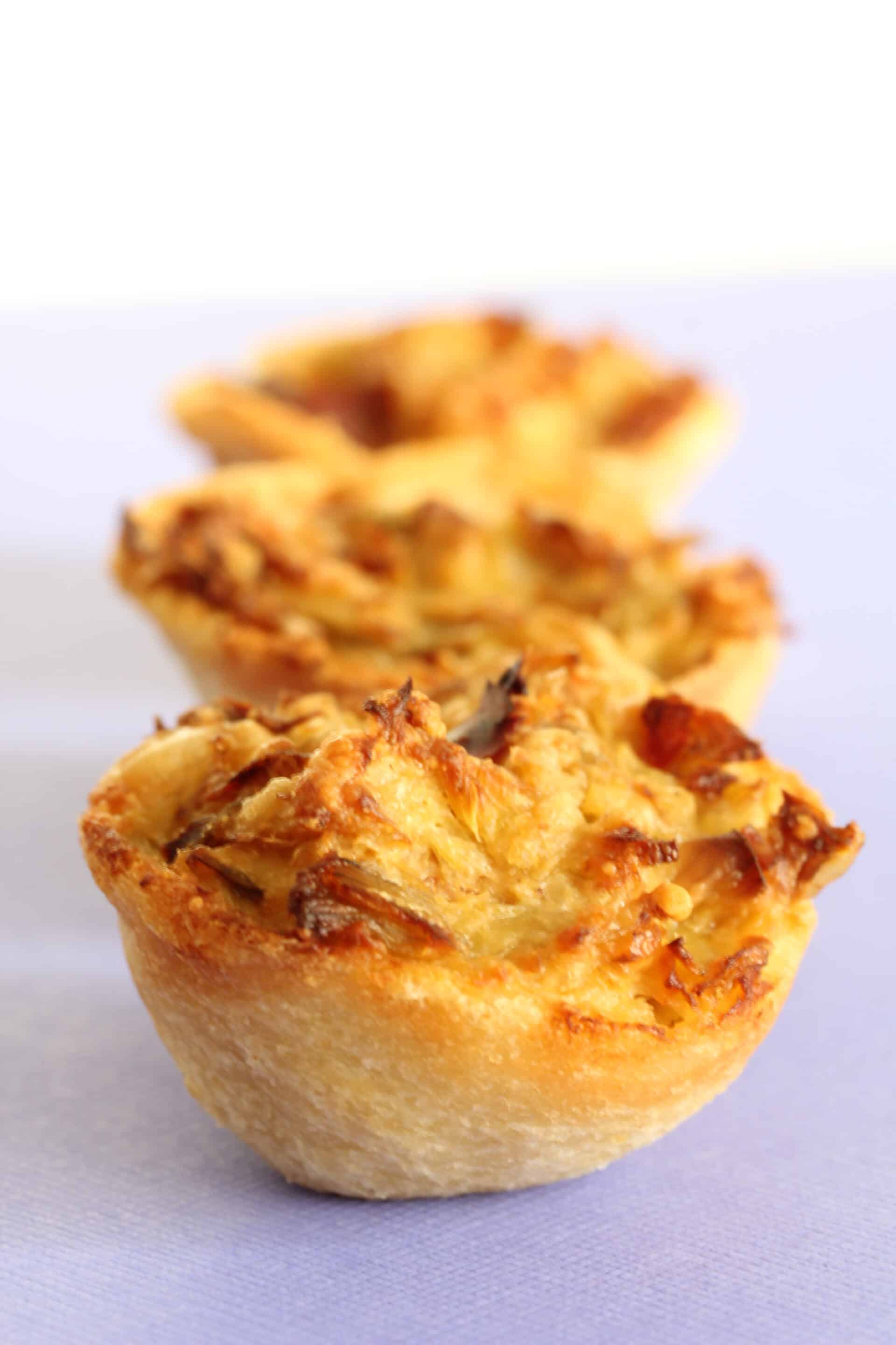 artisjok taartje - borrelhapje